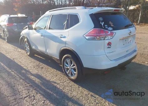 2016 Nissan Rogue Sv z USA, uszkodzony, nr VIN JN8AT2MV5GW137993
